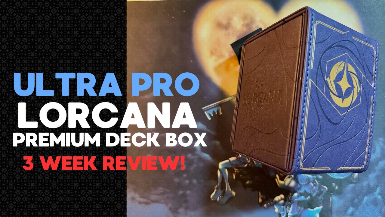 Lorcana Premium Deck Box Review! #UltraPro #Lorcana #DeckBox - YouTube