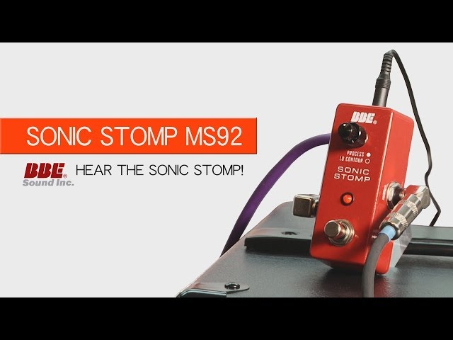 BBE / ベースイコライザー Sonic Stomp MS92 - YouTube
