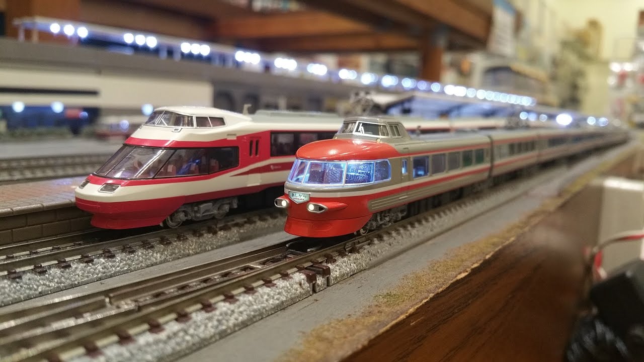 Nゲージ KATO 小田急ロマンスカー3100系 NSE - YouTube