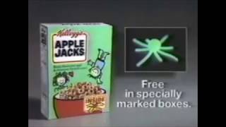 APPLE JACKS WACKY WALL WALKERS COMMERCIAL(1984) - YouTube