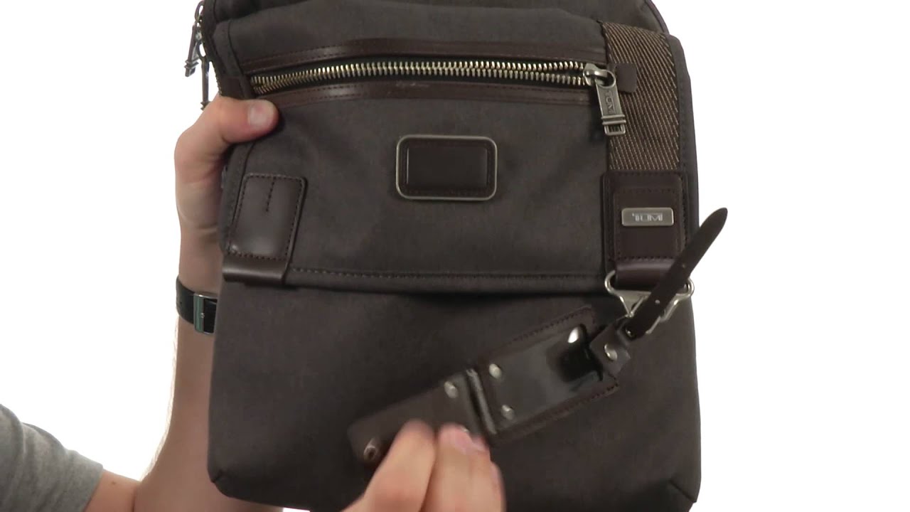 Tumi Alpha Bravo - Annapolis Zip Flap SKU:8028034 - YouTube