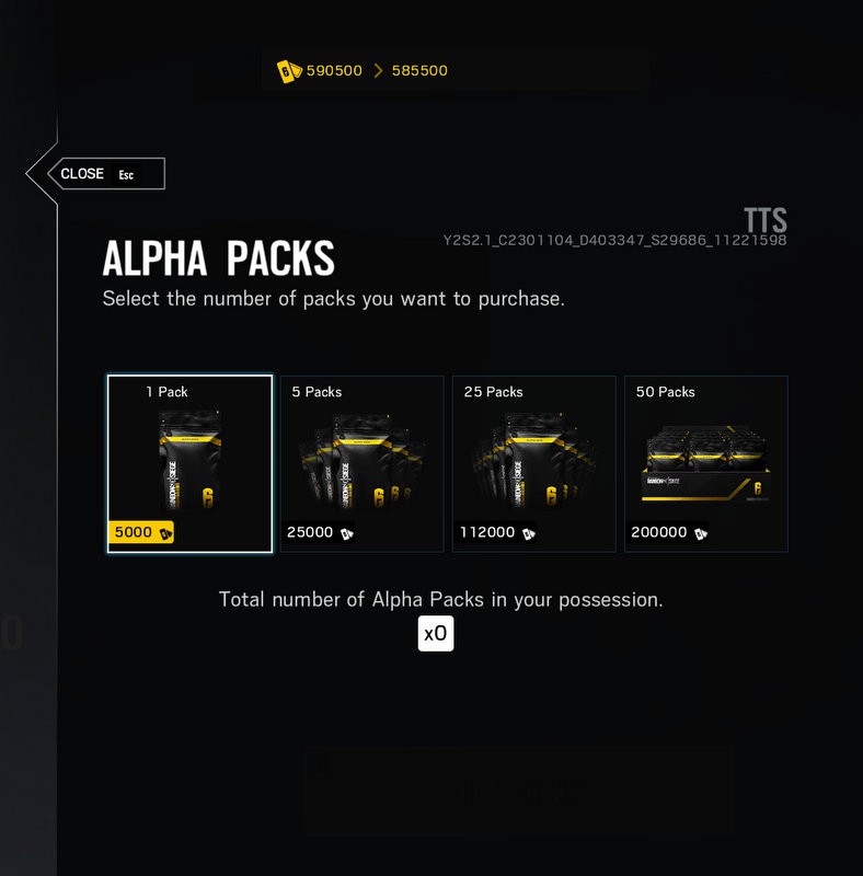 レインボーシックスシージ【R6S】アルファパックについてのFAQを公開