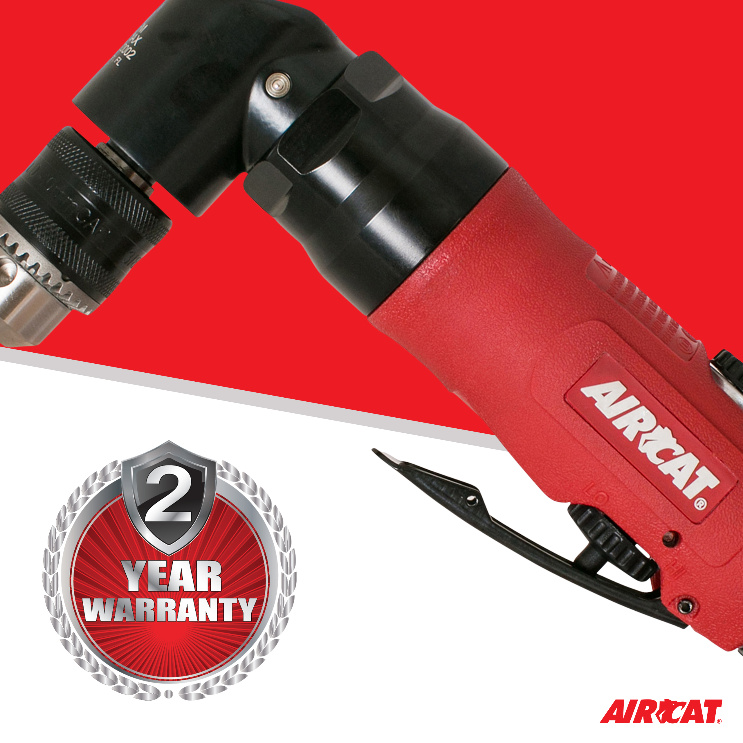 AIRCAT .75 HP 3/8″ ANGLE DRILL – AIRCAT Official Site