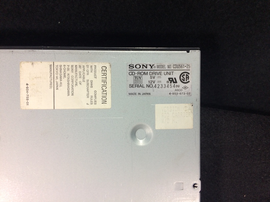 Sony 2x CDU561 CD-ROM Drive Internal SCSI – Apple Rescue of Denver