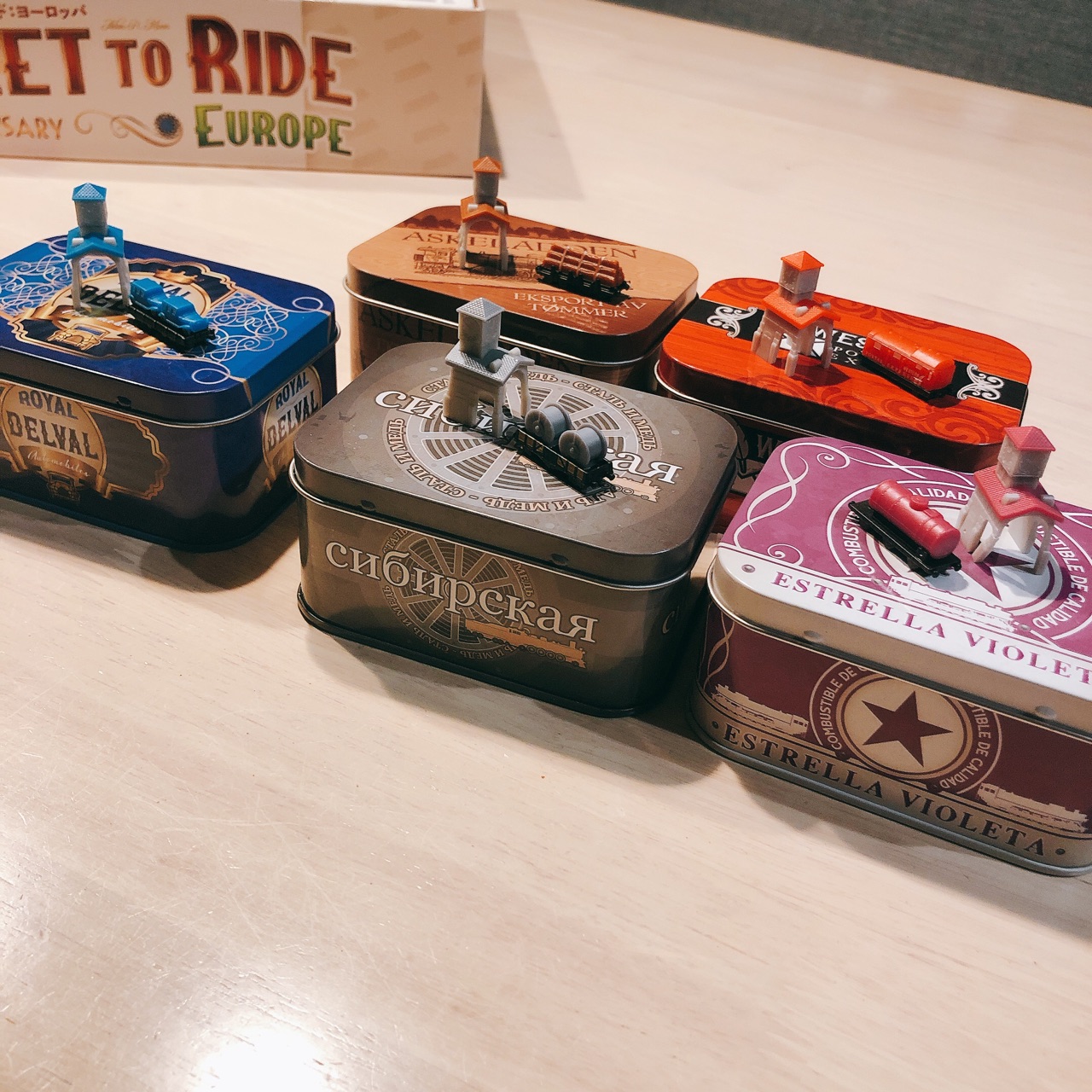 チケット・トゥ・ライド・ヨーロッパ 15周年記念版 開封レビュー