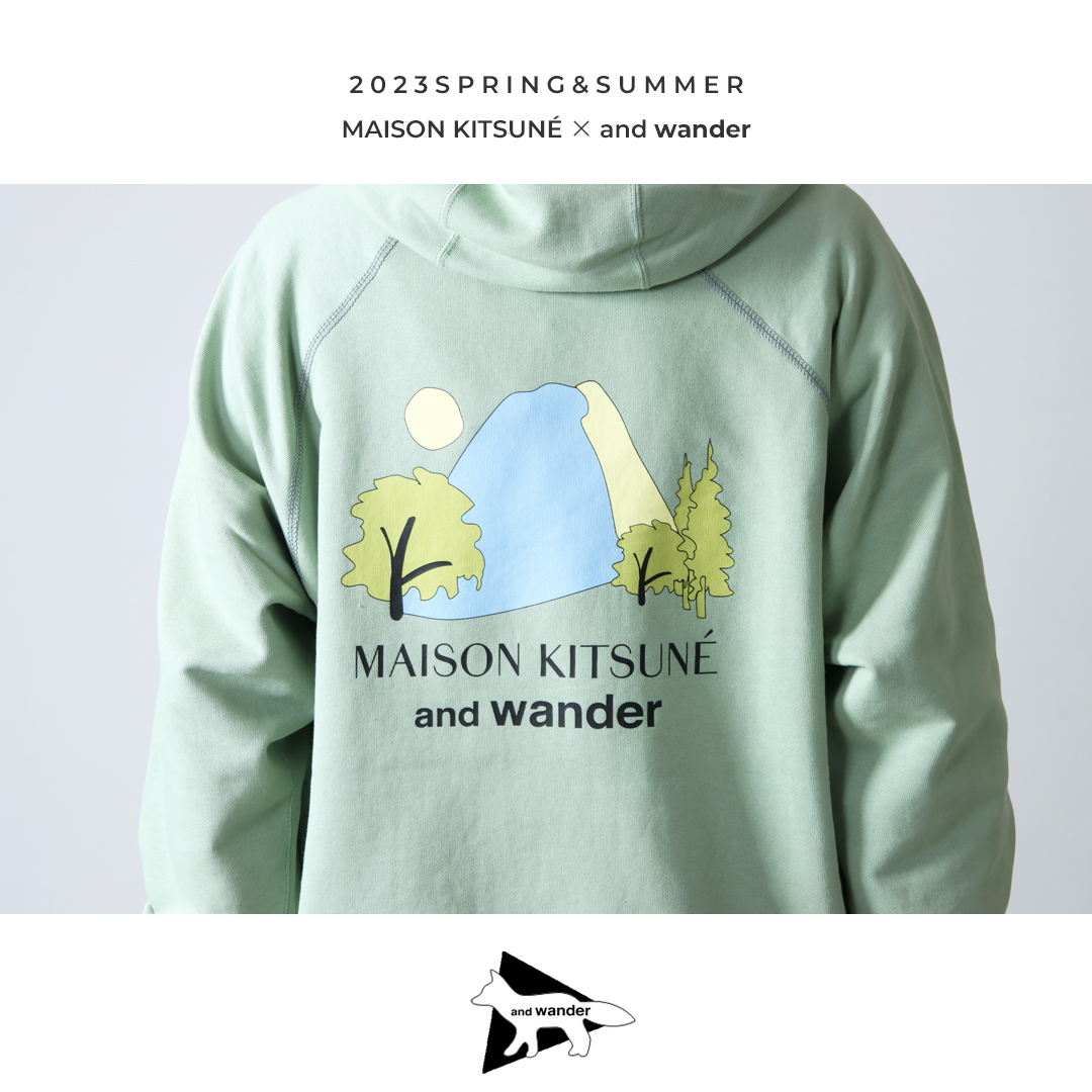 あのMAISON KITSUNEとコラボレーション【and wander】 - BLOG