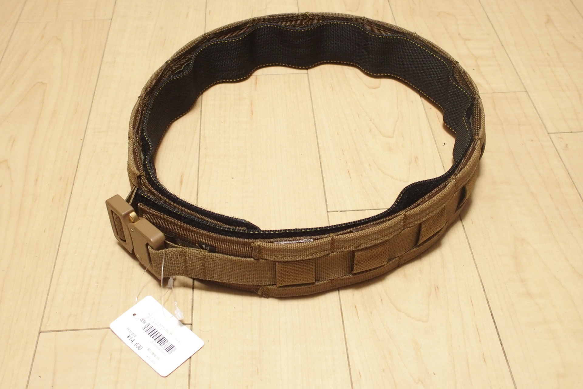 最近流行り(?)のMOLLE付きベルト、オードナンス タクティカル ガン