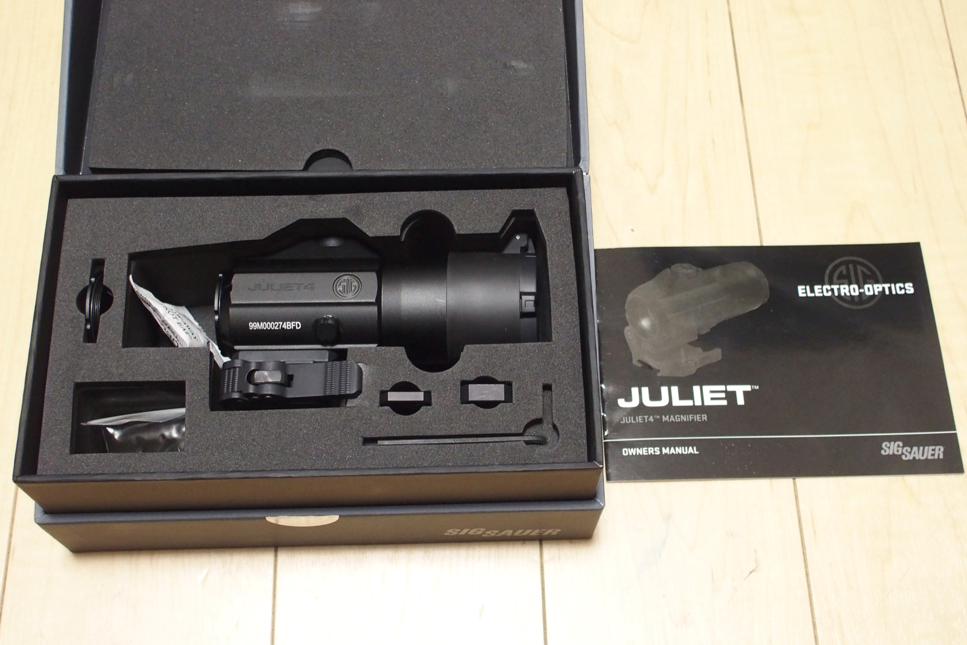 SIG SAUER製 4倍マグニファイア JULIET 4のレビュー【ロメオと