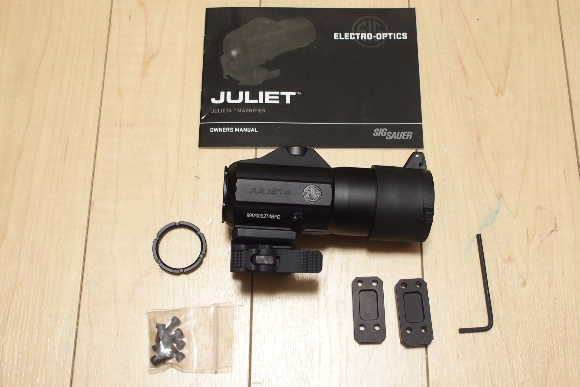 SIG SAUER製 4倍マグニファイア JULIET 4のレビュー【ロメオと