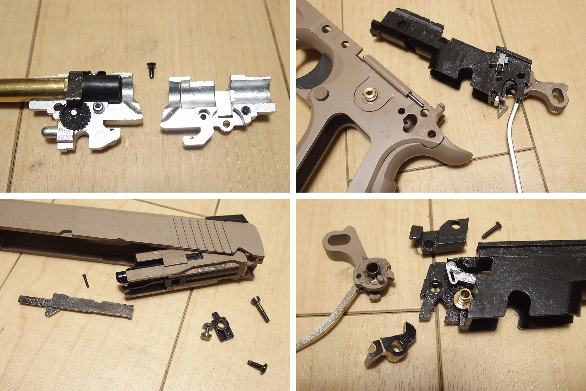 東京マルイ M45A1の外装カスタム Part1（トリガー、ハンマー