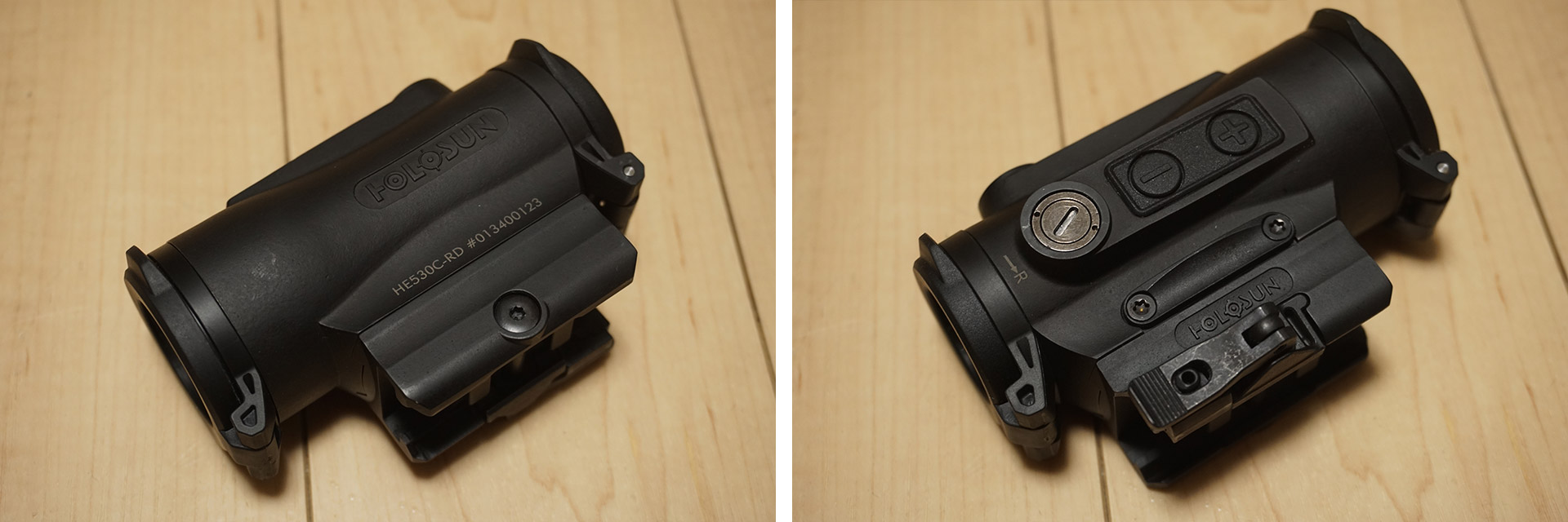 2018年最新モデル、チタン製ボディ採用のHOLOSUN HE530Cシリーズ（赤