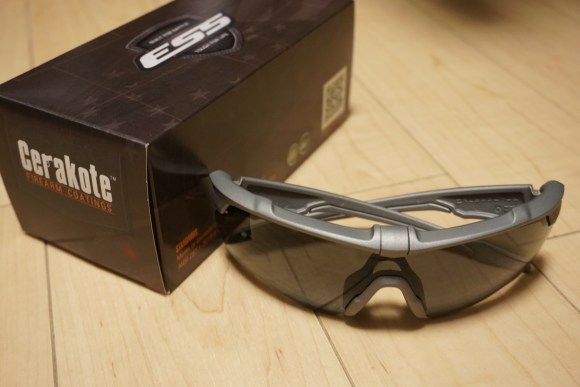 セラコートアイウェア、ESS CROSSBLADE NARO CERAKOTE チタニウムを