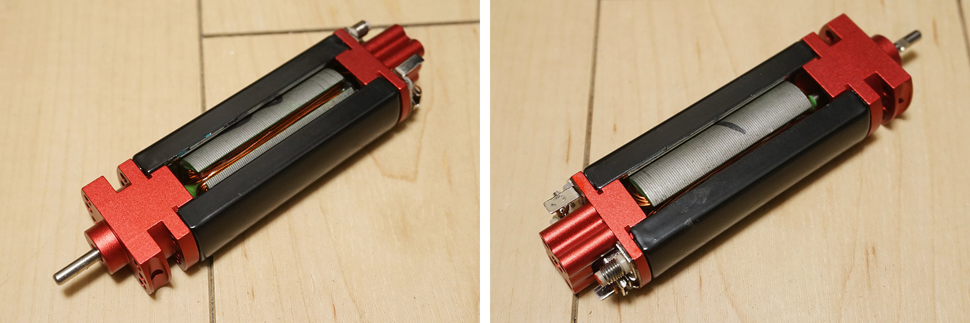 SYSTEMA PTW（トレポン）互換の中華製赤モーターのレビュー、490KUMIと