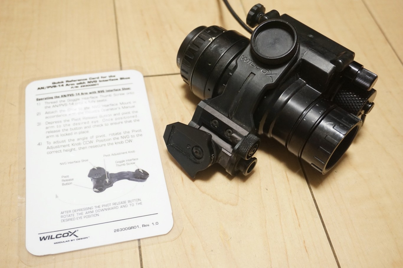 Wilcox製 AN/PVS-14 Arm With NVG Interface Shoeを買いました | エボログ
