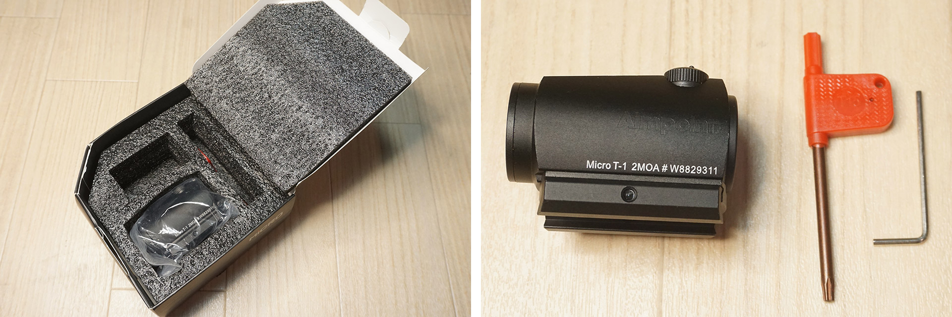 HolyWarrior Aimpoint T1タイプ ドットサイトのレビュー | エボログ
