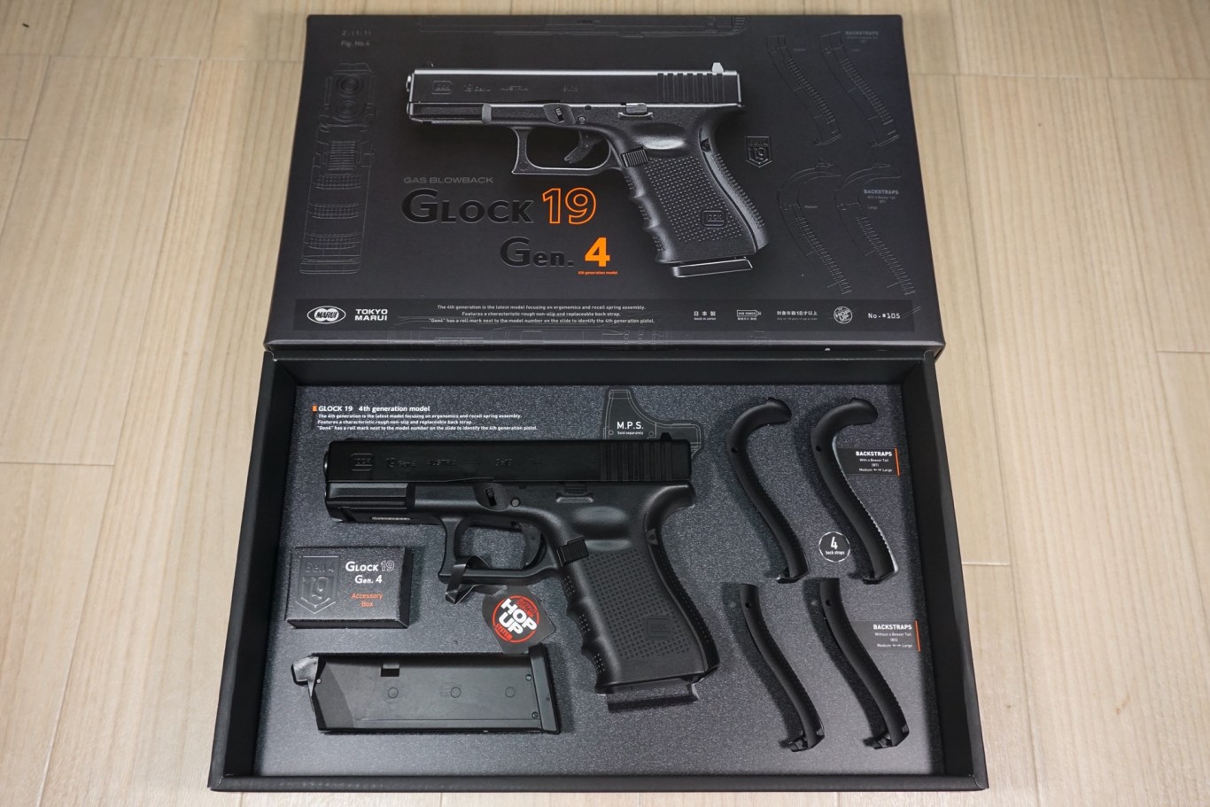 東京マルイ Glock19 Gen.4のレビュー（付属品、外観、箱出し状態での
