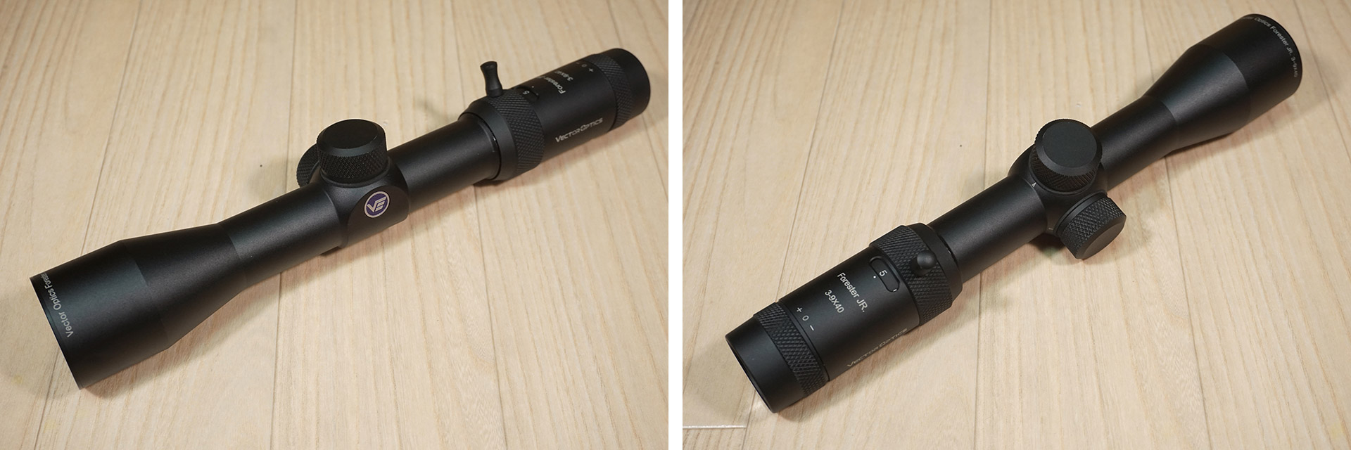 3〜9倍ライフルスコープ比較 Vector Optics Forester JR 3-9x40mm VS
