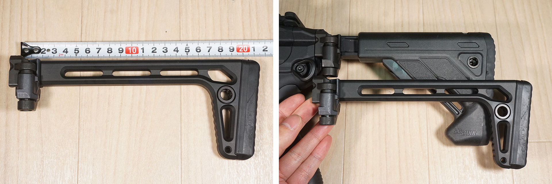 SIG SAUER MCX/MPX用ミニマリスト・ミニ・フォールディングストックを