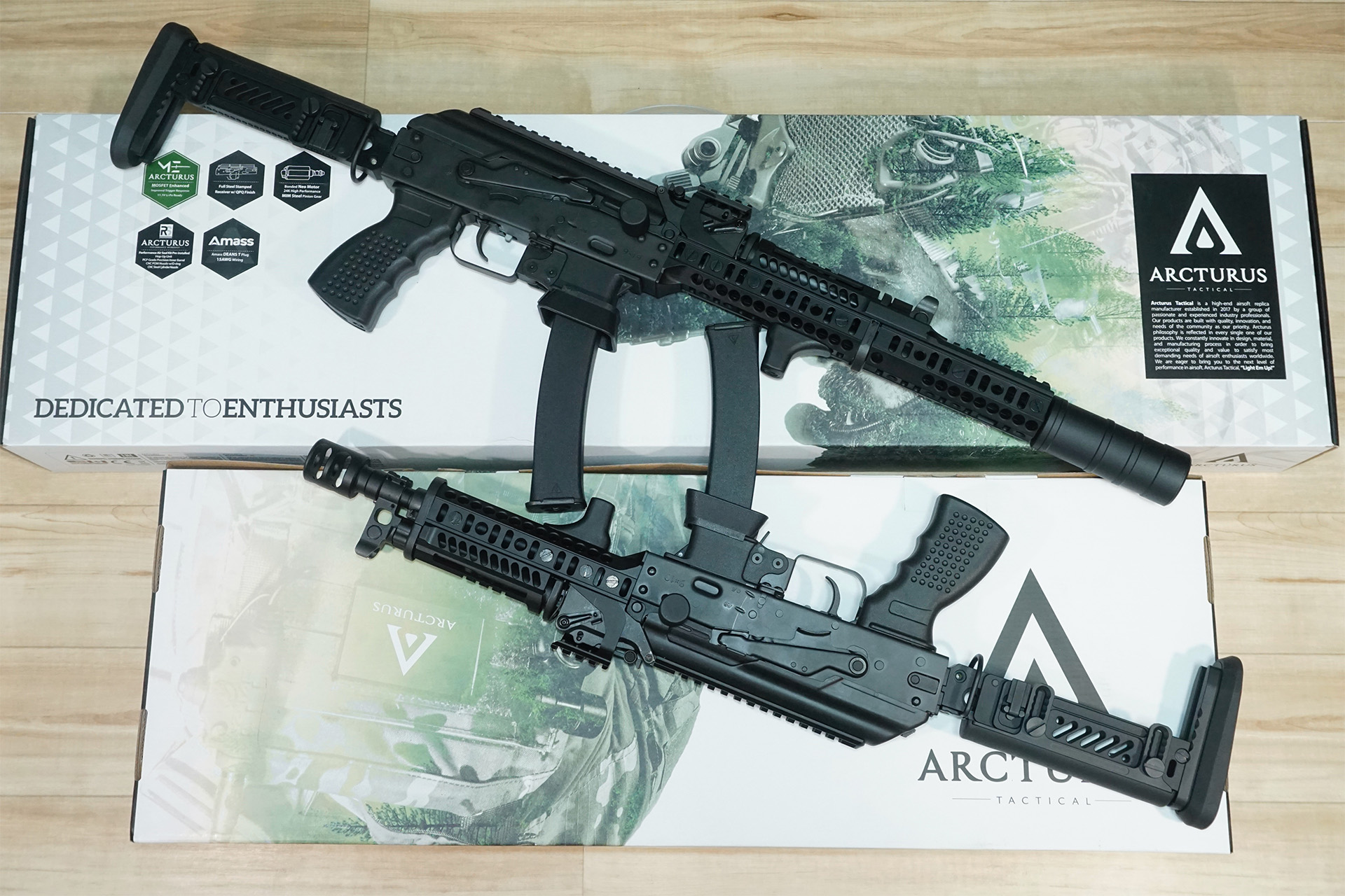 FETとマイクロスイッチ搭載のARCTURUS PP19-01 Vityasz Ztac SP1