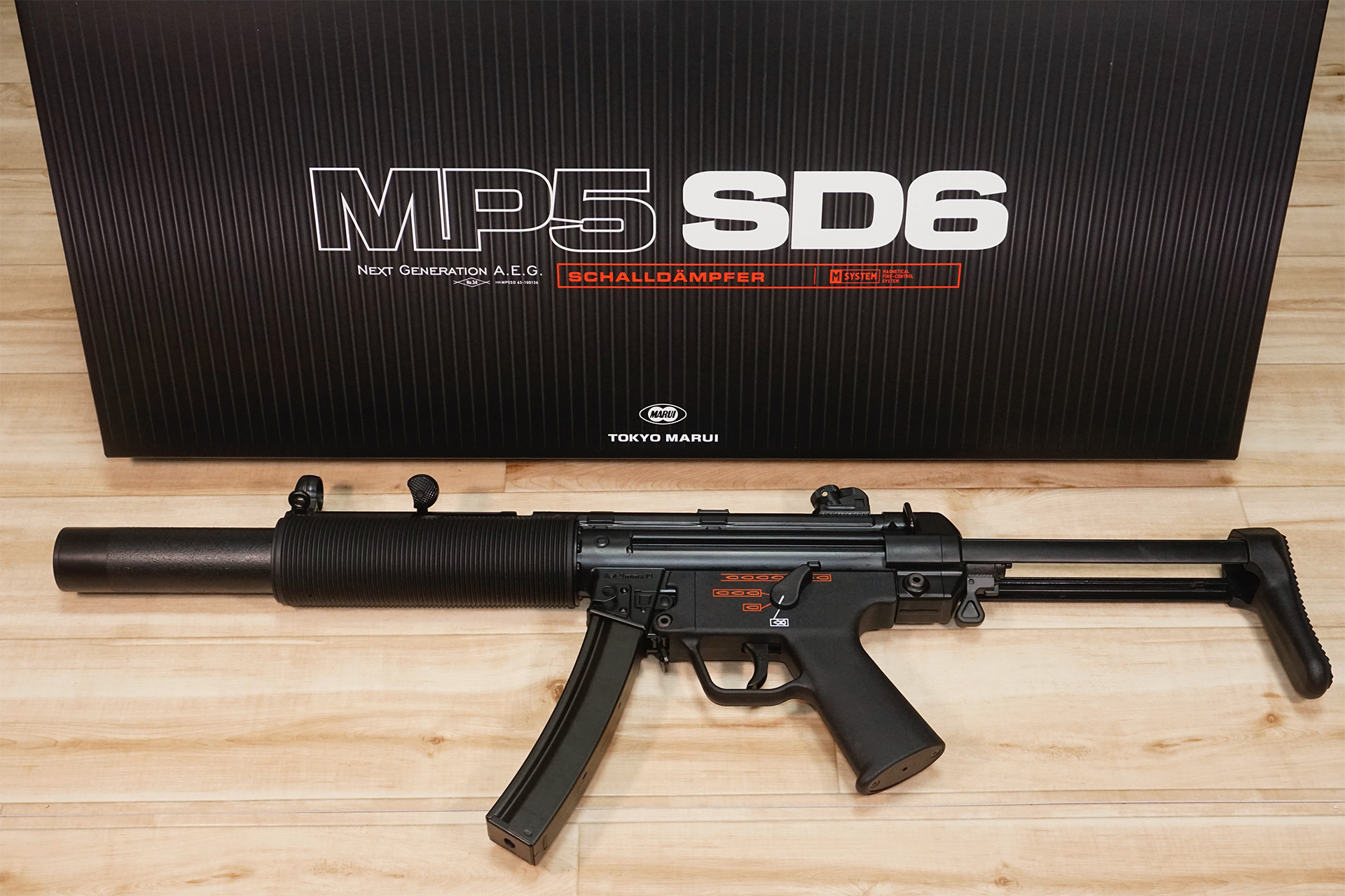 東京マルイ 次世代電動ガン MP5SD6の開封レビュー | エボログ