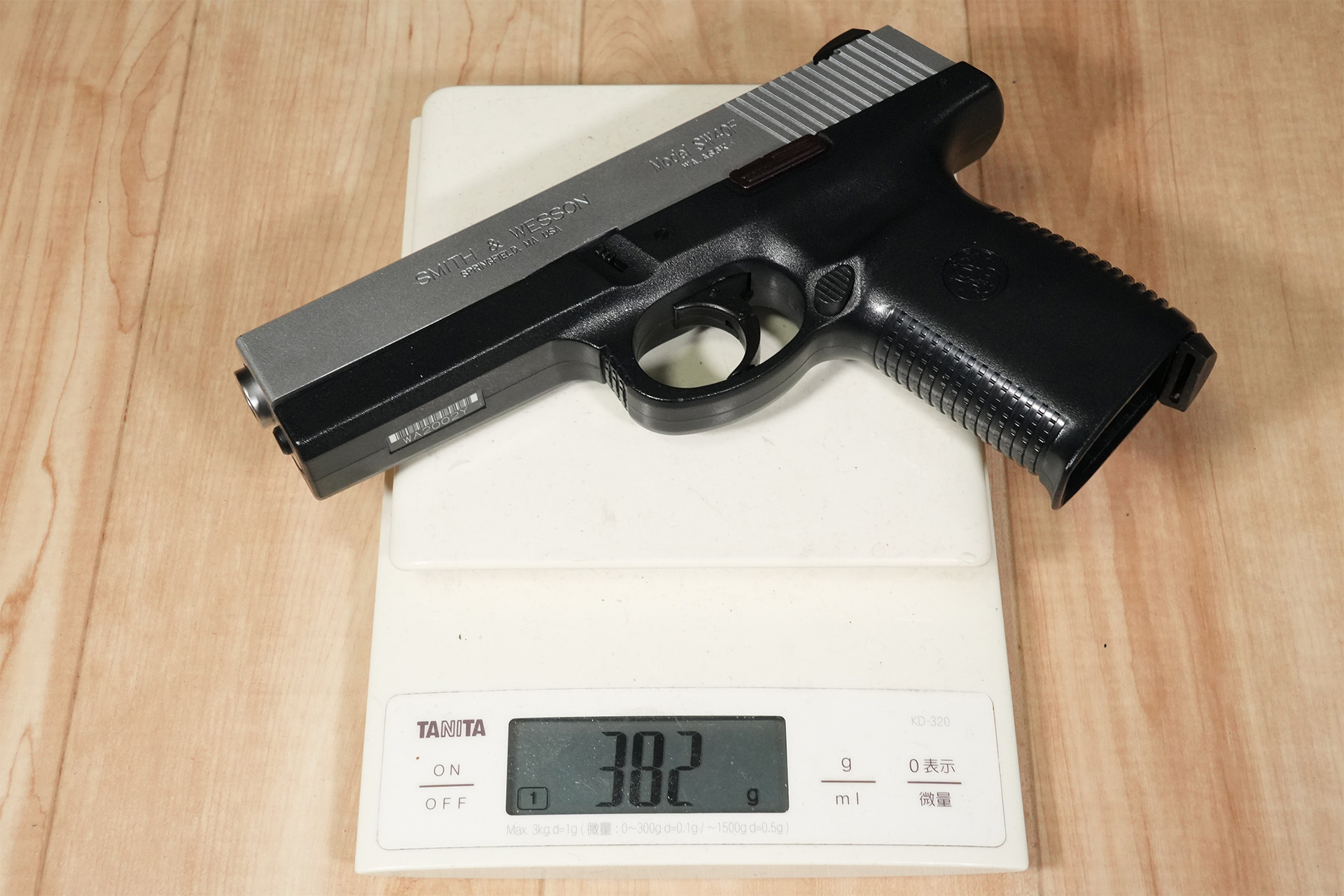 ウエスタンアームズ S&W SIGMA 40F ABS リアル刻印モデルのレビュー