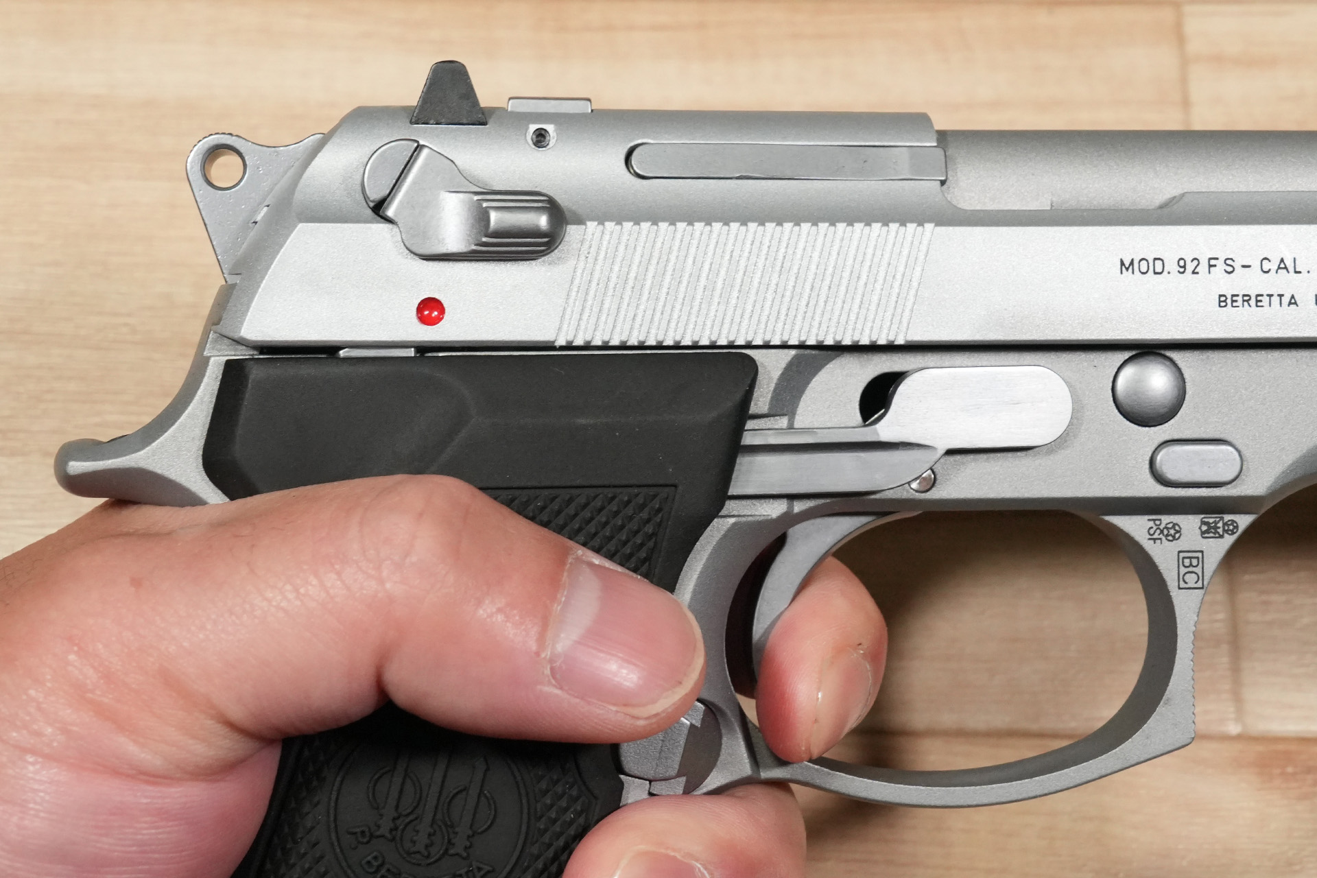 タナカ BERETTA 92FS INOX GHOST セラコート HW EVO2モデルガンと