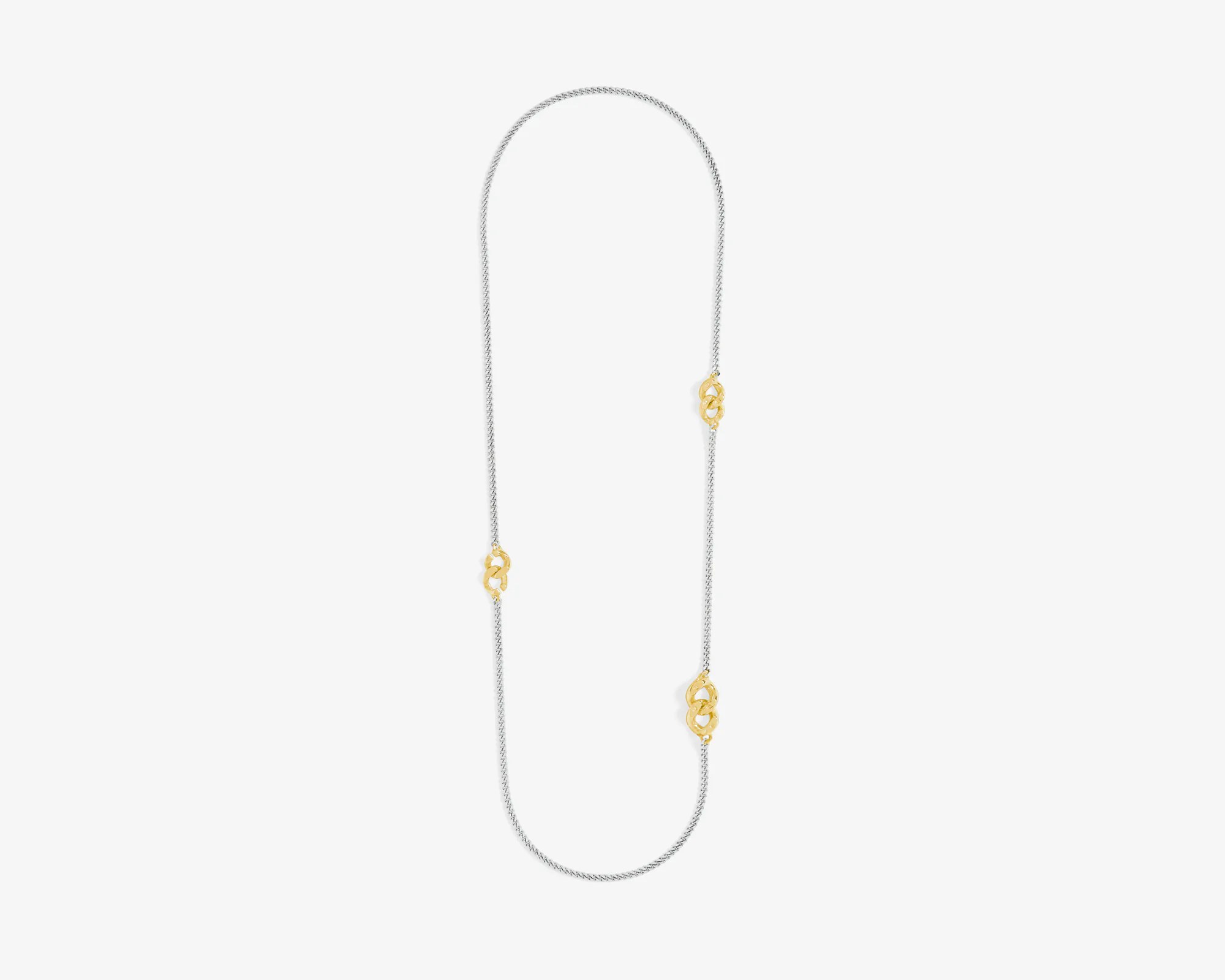 Multi Curb Clasp Necklace - Bunney