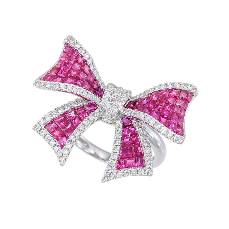 リボンのモチーフやミステリーセッティングのジュエリー - JEWELRY