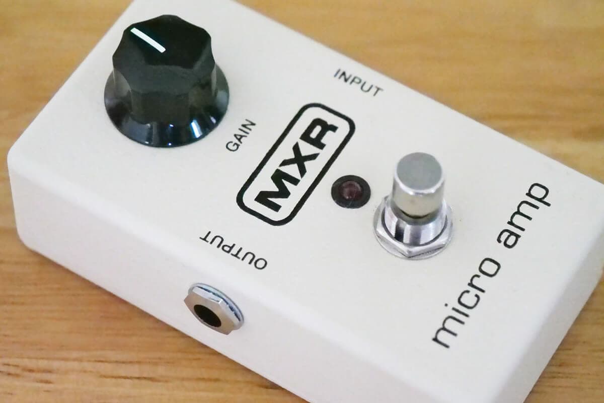 安物ギターを高級ギターの音にする「MXR M133 Micro Amp」【エレキ