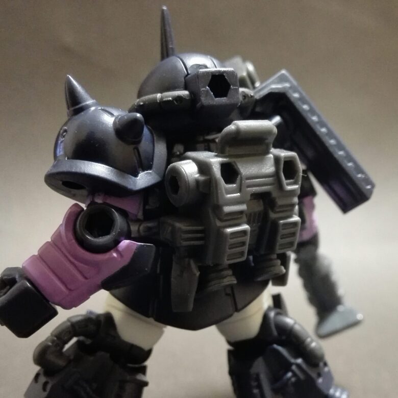 MOBILE SUIT ENSEMBLE 12 高機動型ザクII(黒い三連星仕様) レビュー