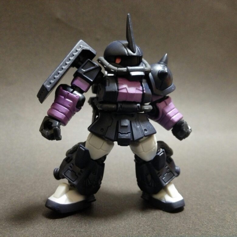 MOBILE SUIT ENSEMBLE 12 高機動型ザクII(黒い三連星仕様) レビュー