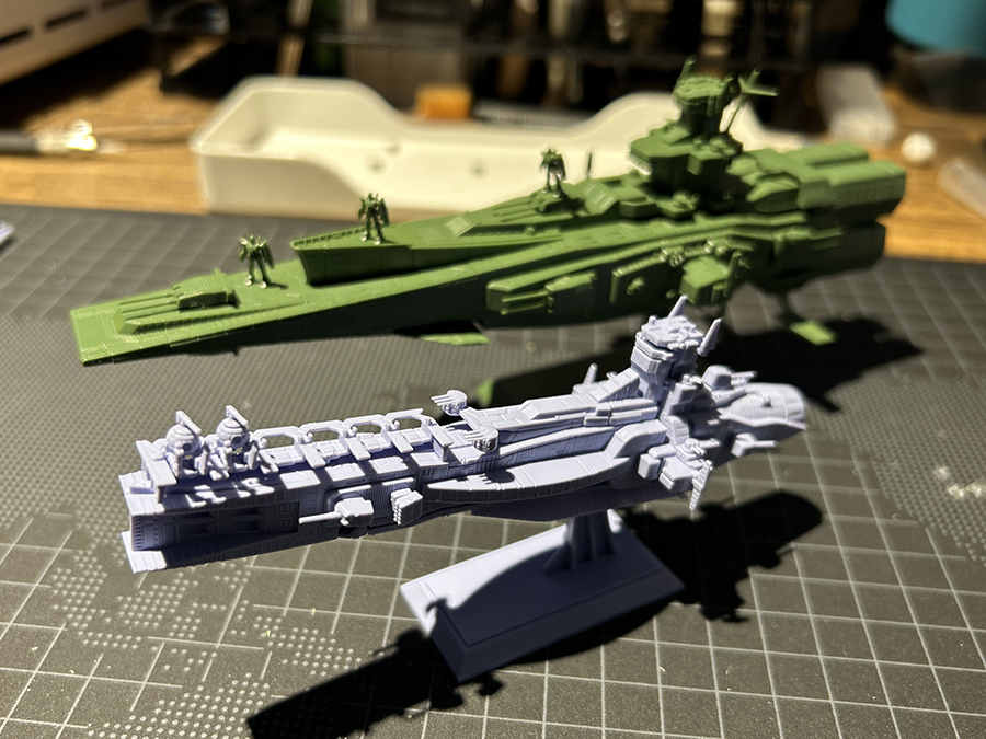 BANDAI｜バンダイ] EXモデル 1/1700 サラミス＆マゼランを作る ①