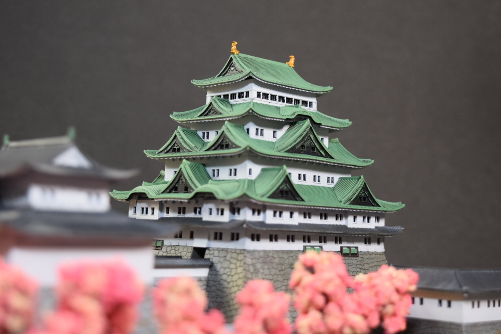 童友社 1/350 DX版 名古屋城を築城した話 塗装～完成 | 一生ガンプラ