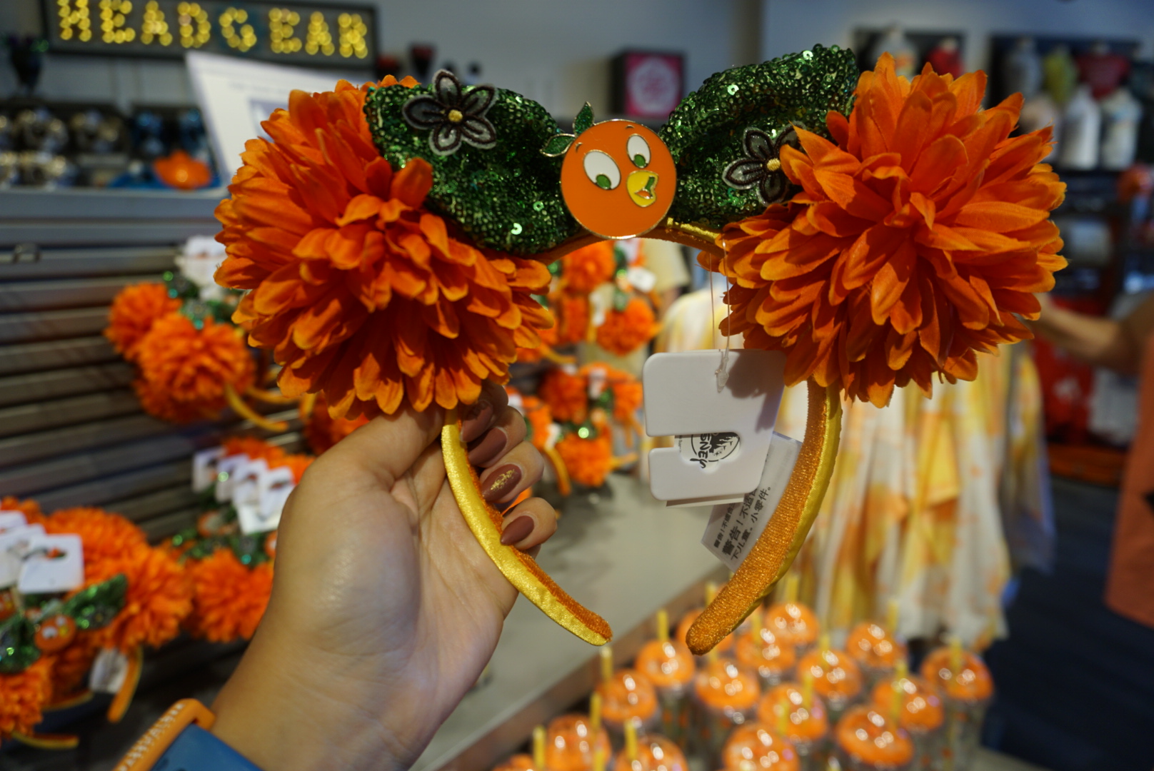 WDWグッズ】最新ミミ情報：エプコットオレンジバードカチューシャ登場