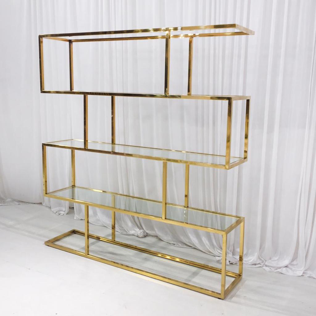 Gold Zigzag Barback - Event Rent