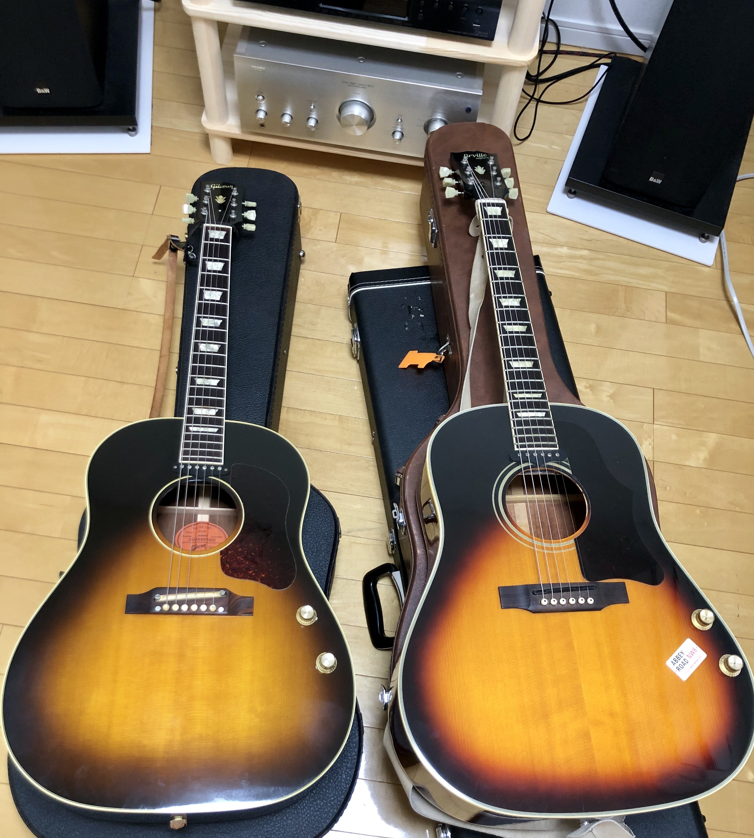 Gibson J160-E - With The FAB4 / InMyLifeCoaching