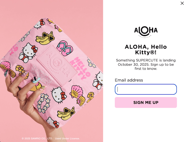 ALOHA Collection × Hello Kitty コラボ登場 ハワイ限定アイテム