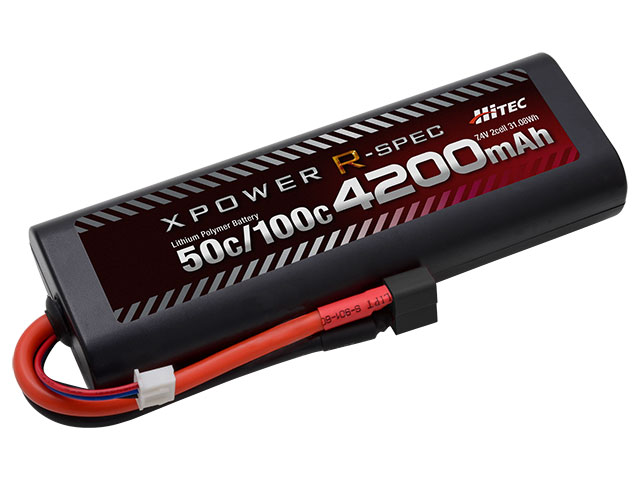 XPOWER R-SPEC Li-Po 7.4V 5000mAh 100C/200C | Hitec Multiplex Japan