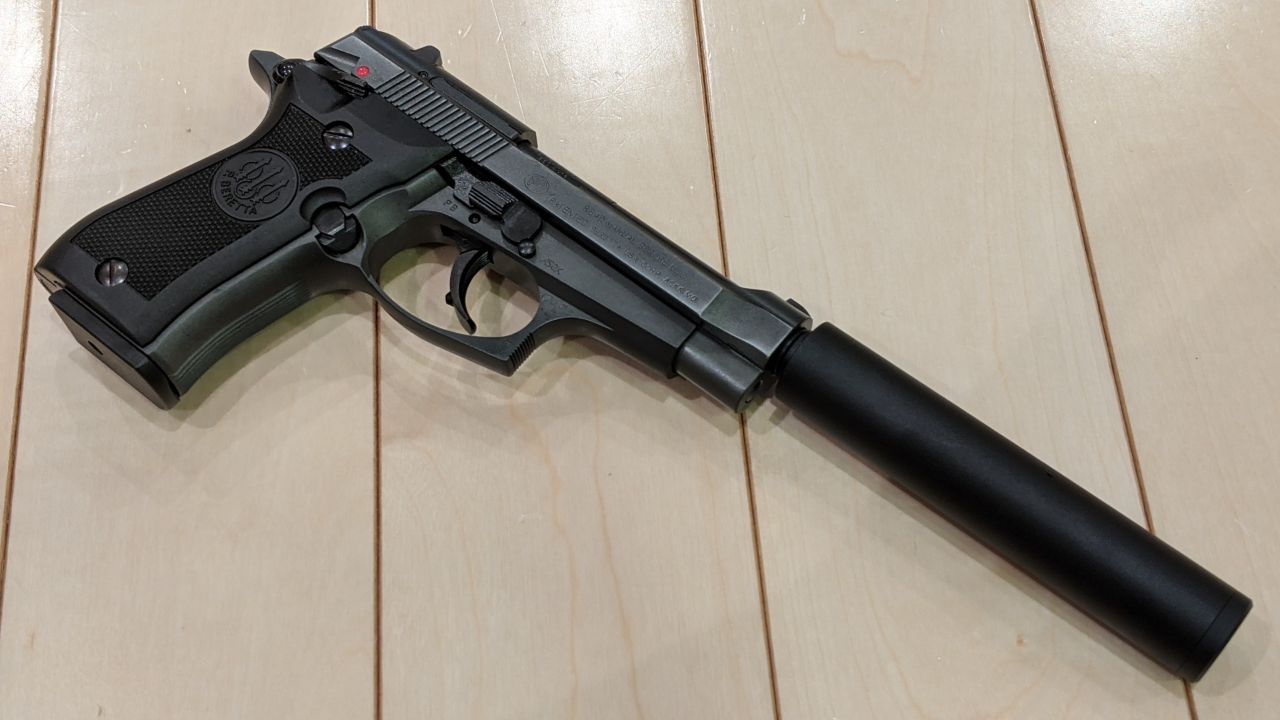 レビュー】ウエスタンアームズ ベレッタM84FSサイレンサーモデル | お