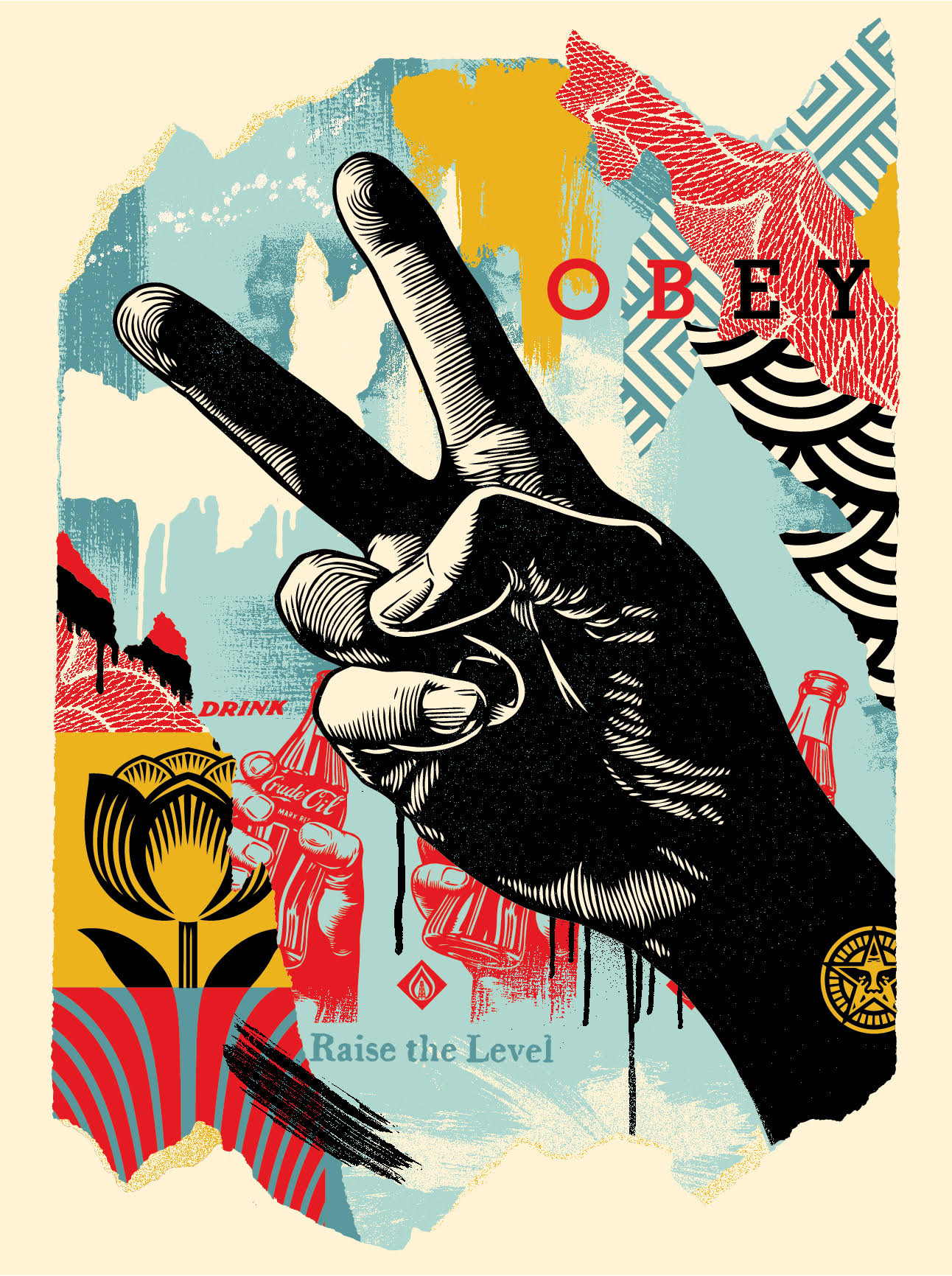 Raise The Level (Peace) - Obey Giant