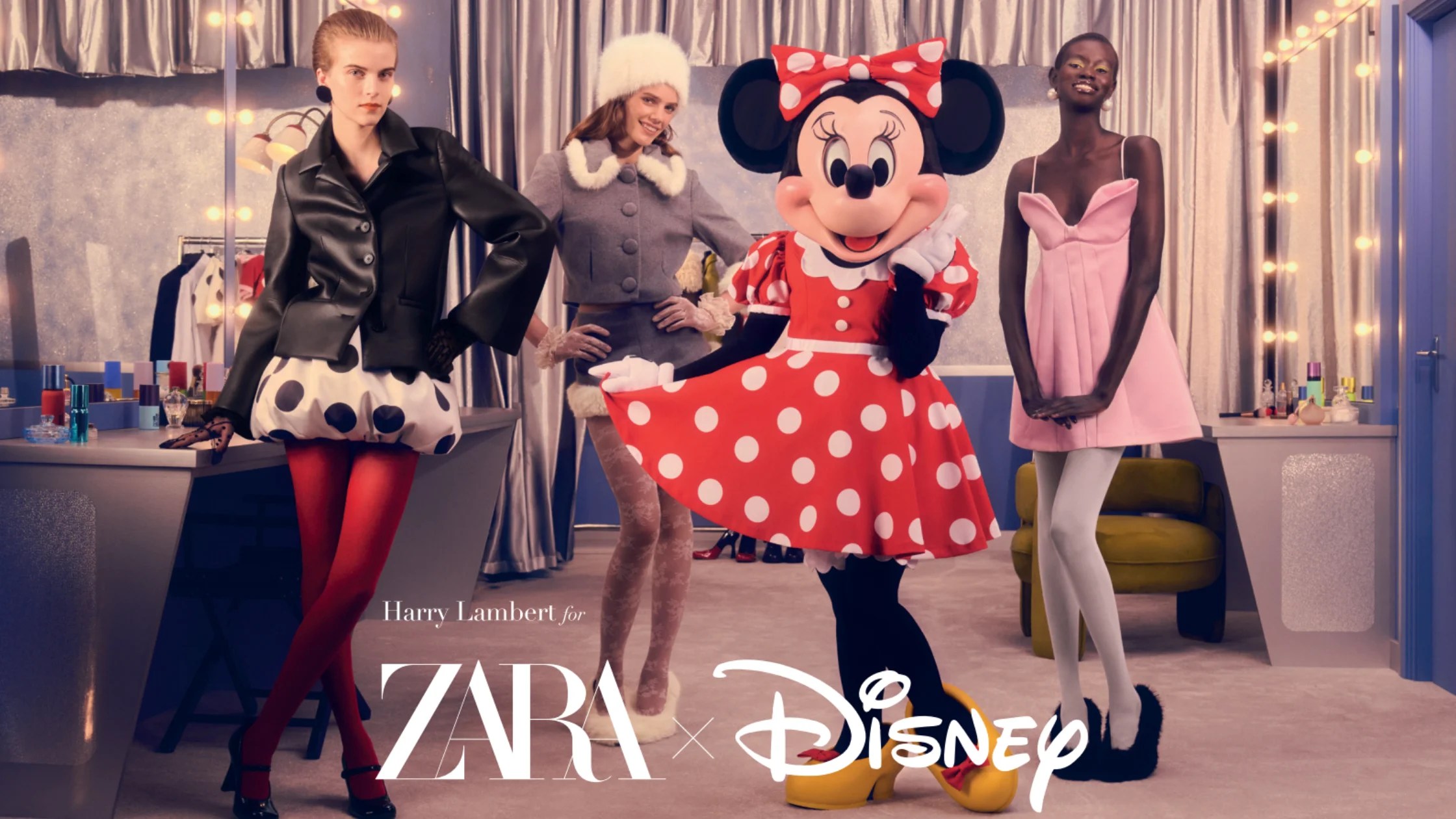 ハリー・ランバート × ZARA、ディズニーとの特別なコラボコレクション