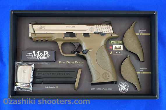 東京マルイ S&W M&P9 V CUSTOM GBBレビュー | お座敷SHOOTERS.com