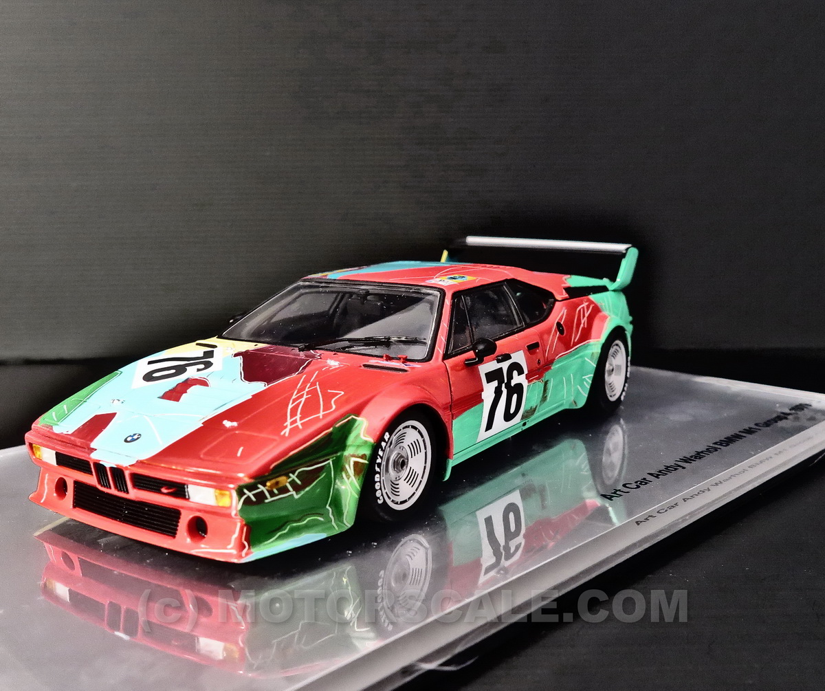BMW M1 #76 Le Mans 1979 (Andy Warhol Art Car) – Motorsport Scale