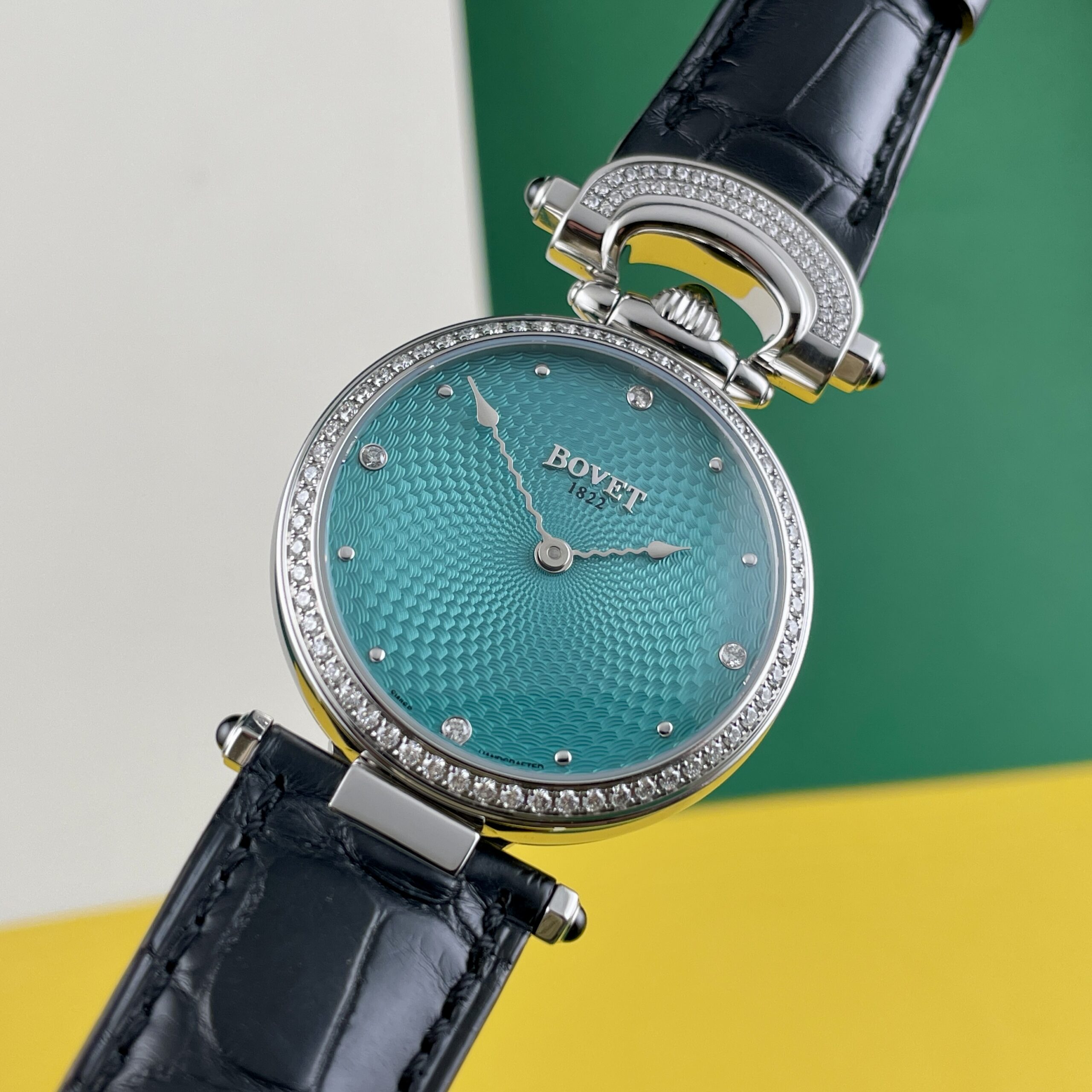 Bovet Amadeo Fleurier Miss Audrey in Turquoise – Mokum Watches