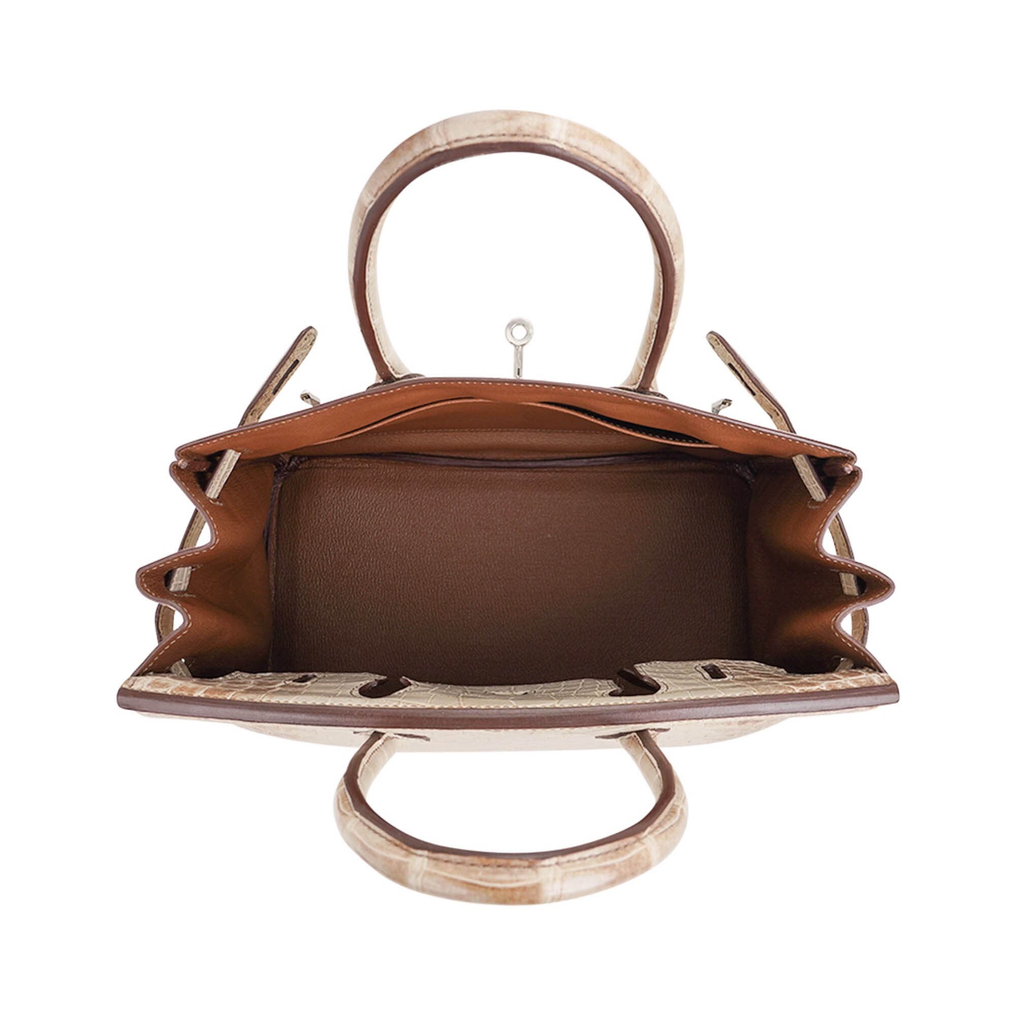 Hermès Birkin 30 Gris Cendre Himalaya Crocodile Bag | Mightychic