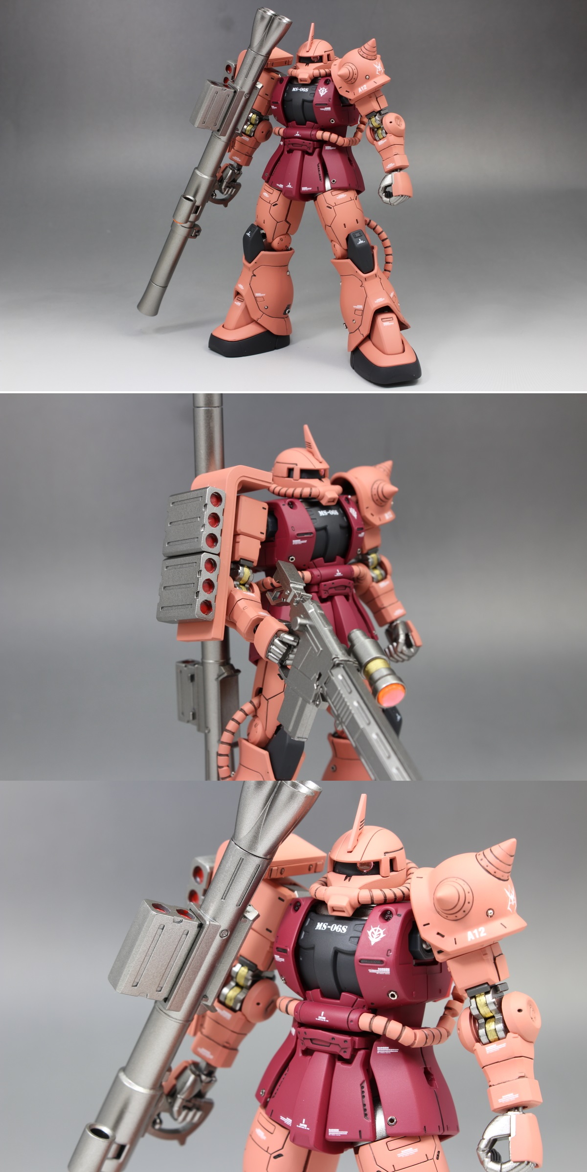 HG オリジン版 シャア専用ザクⅡ THE ORIGIN MS-06S ZAKUⅡ 改修全塗装