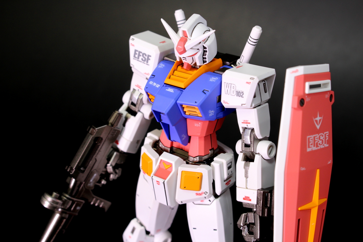 HG ガンダム BEYOND GLOBAL RX-78-2 1/144 GUNDAM 改修塗装済み完成品