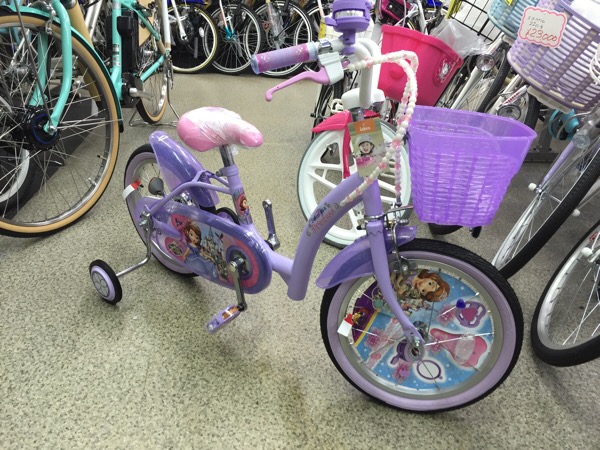 ちいさなプリンセス ソフィア 自転車 16インチ | じてんしゃのサイド