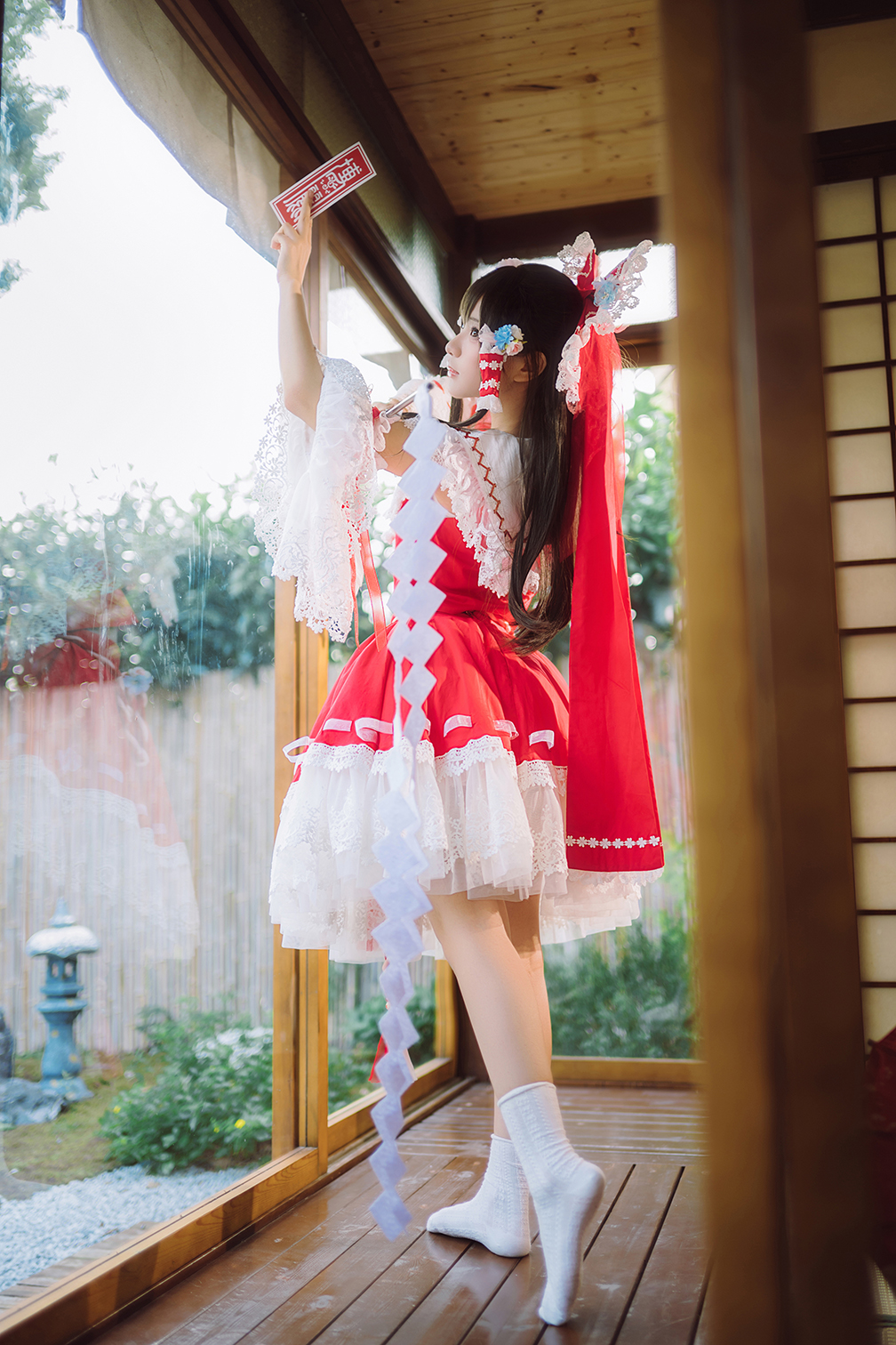 東方Project: 博麗霊夢 コスプレ 花灵梦 HANA (森森仙) SailorStyle