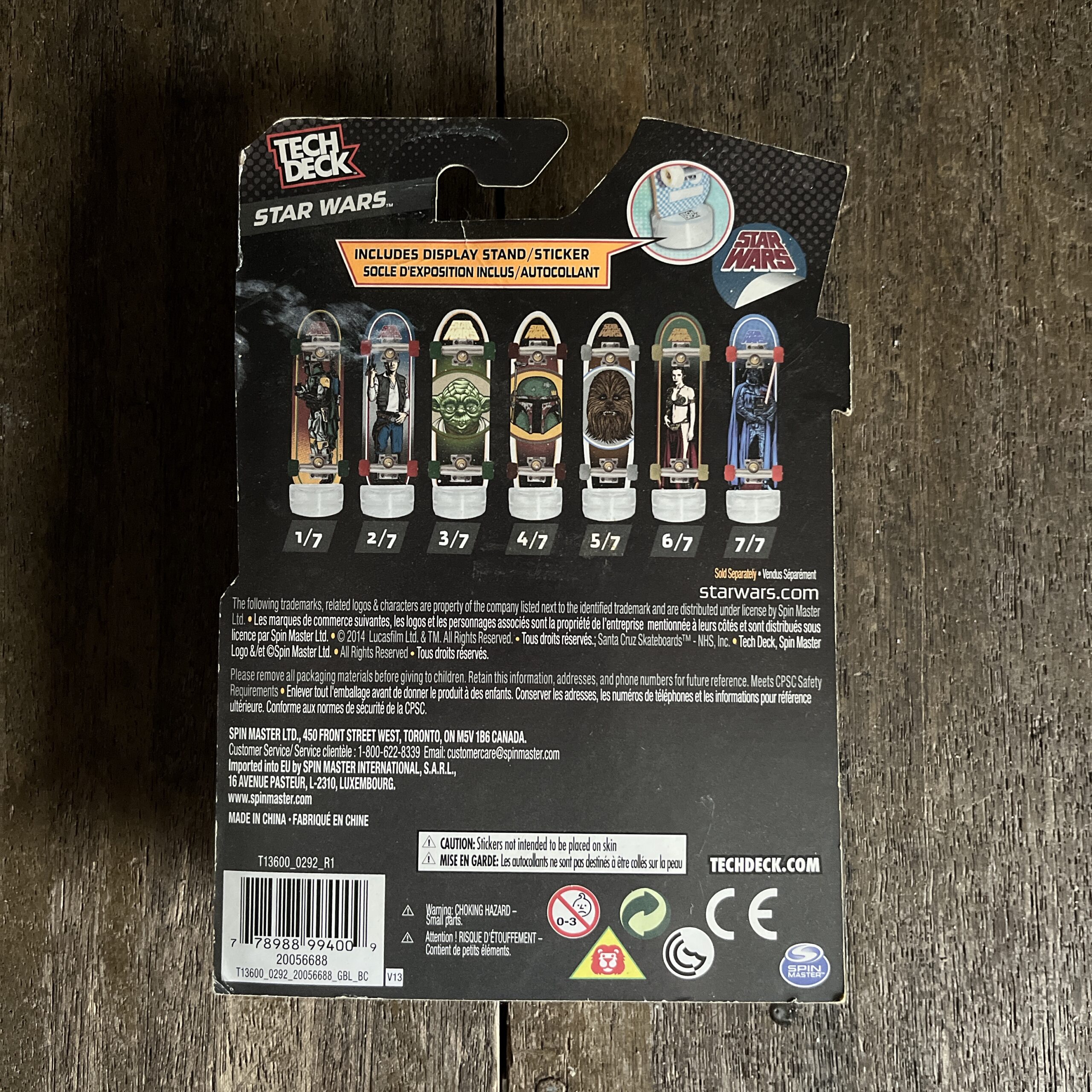 未開封 TECH DECK SANTA CRUZ サンタクルーズ STARWARS スターウォーズ